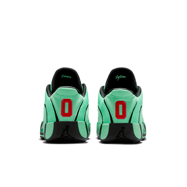 Jordan Tatum 4 Green Glow (GS) Angle 1