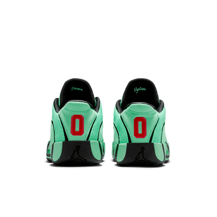 Jordan Tatum 4 Green Glow (GS) Angle 1