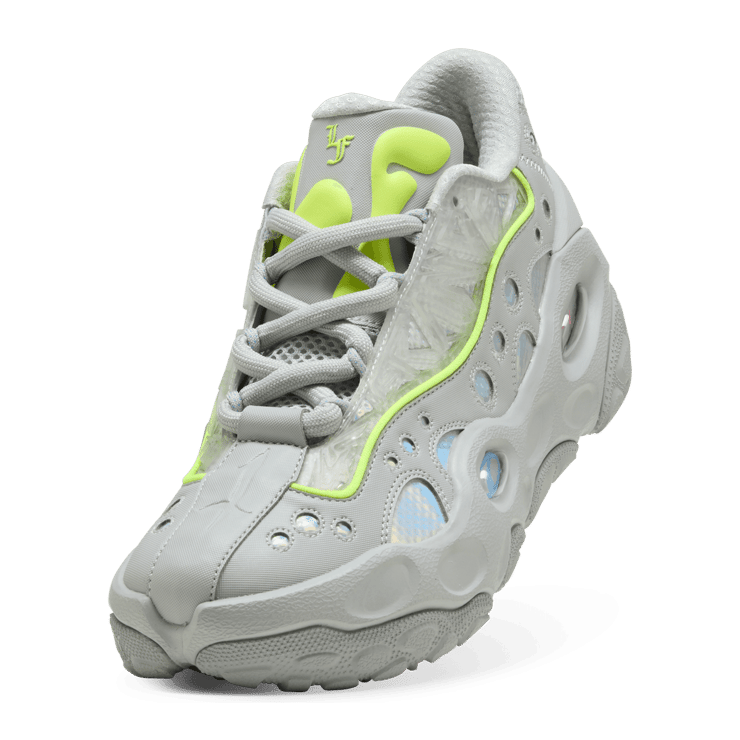 Puma LaMelo Ball LaFrancé RNR Grey Neon Angle 3