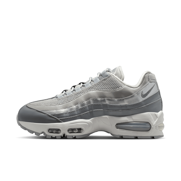 Nike Air Max 95 Big Bubble SE Metallic Silver (W) Angle 7