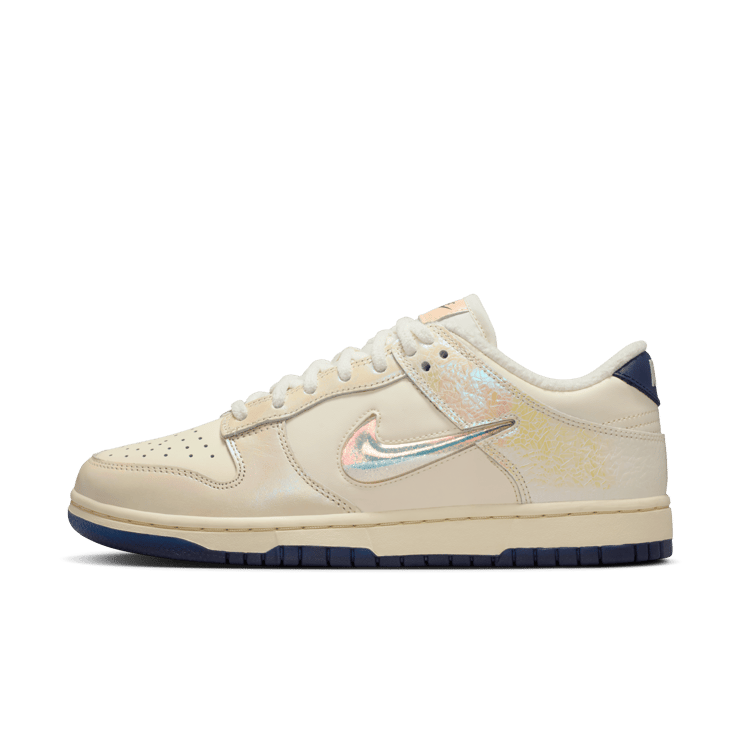 Nike Dunk Low Soft Pearl Mini Swoosh (W) Angle 1