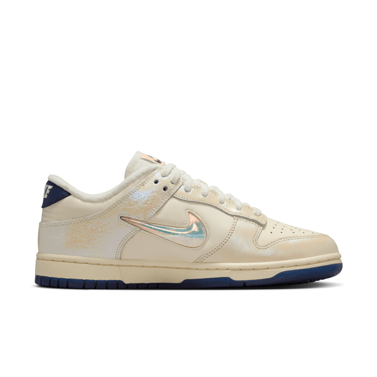 Nike Dunk Low Soft Pearl Mini Swoosh (W) Angle 8