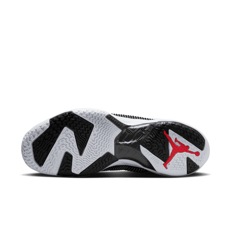 Air Jordan 37 Low White Black Siren Red Angle 0