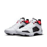 Air Jordan 37 Low White Black Siren Red Angle 2