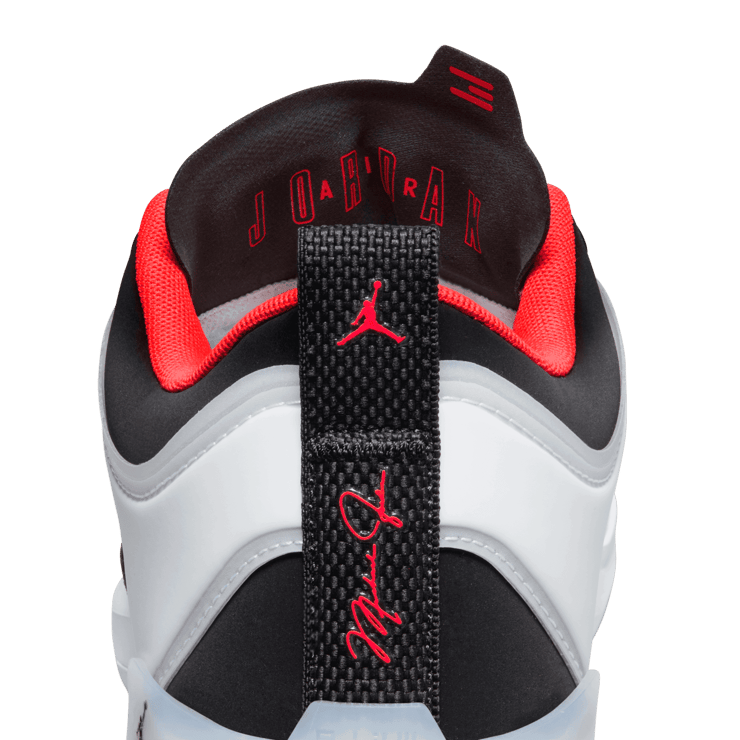 Air Jordan 37 Low White Black Siren Red Angle 6