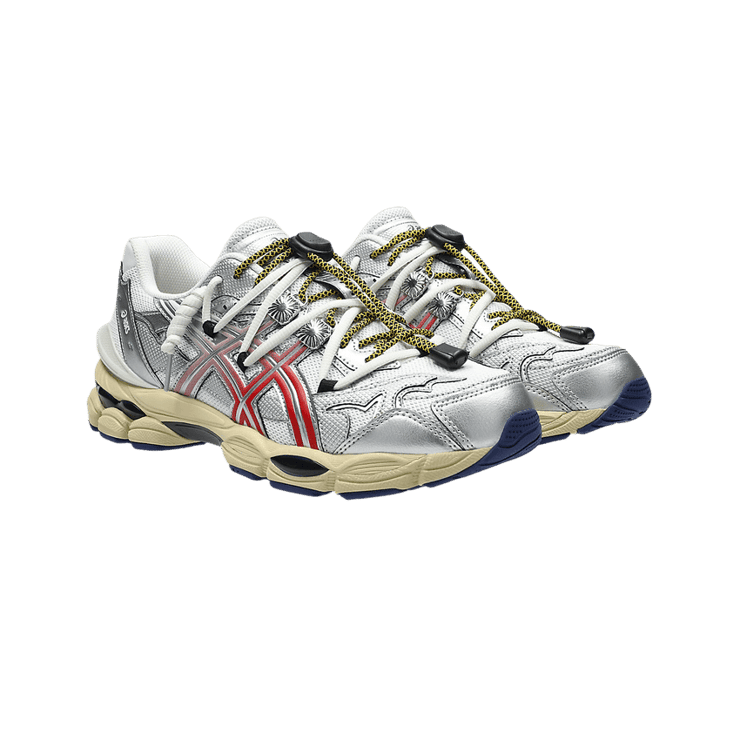 ASICS Gel-Cumulus 16 TOGA White Red Pure Silver Angle 0