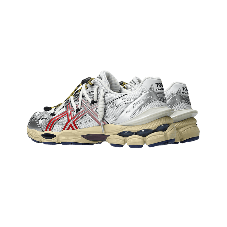 ASICS Gel-Cumulus 16 TOGA White Red Pure Silver Angle 1