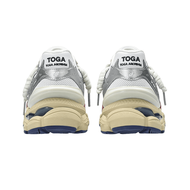 ASICS Gel-Cumulus 16 TOGA White Red Pure Silver Angle 3