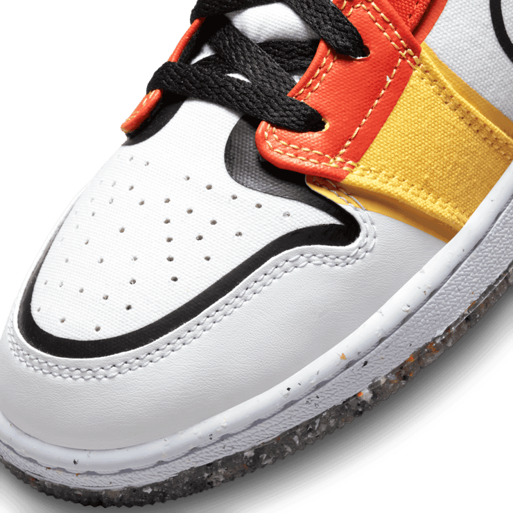 Air Jordan 1 Mid SE Multi-Color Canvas (GS) Angle 4