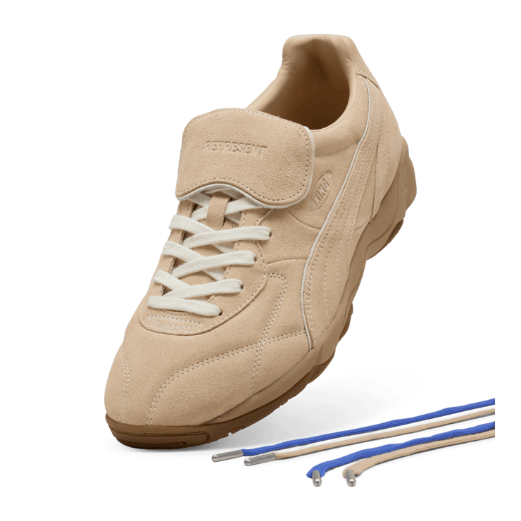 Puma King Indoor Premium Represent Light Sand Angle 3
