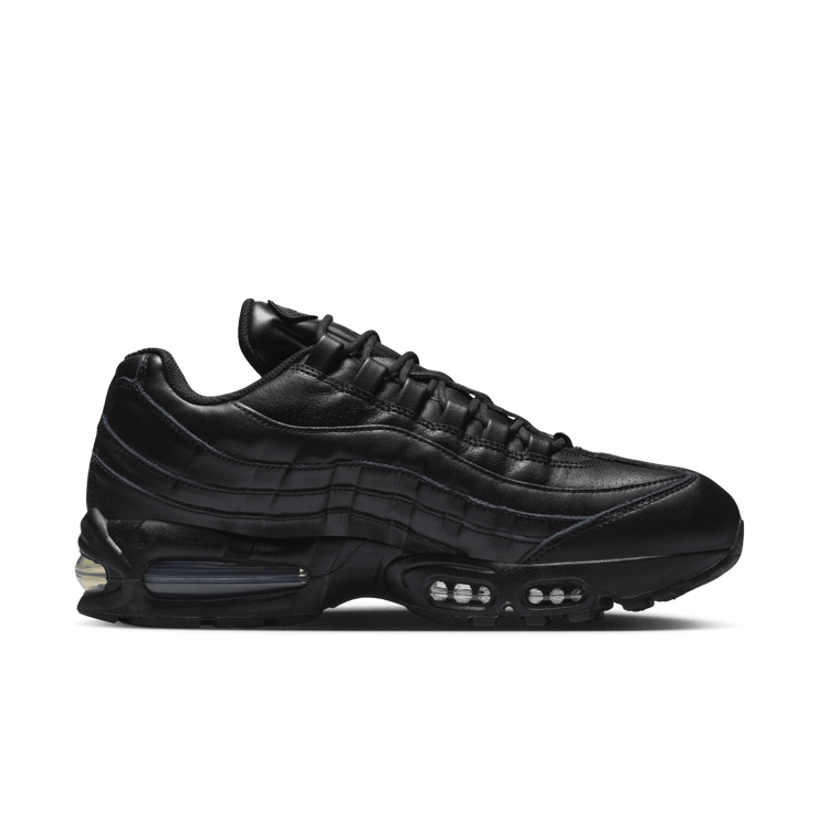 Nike Air Max 95 Big Bubble Leather QS Triple Black Angle 0