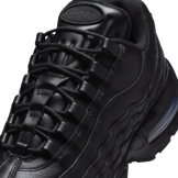 Nike Air Max 95 Big Bubble Leather QS Triple Black Angle 7