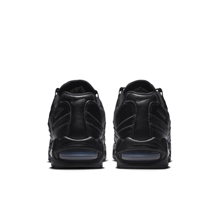 Nike Air Max 95 Big Bubble Leather QS Triple Black Angle 2