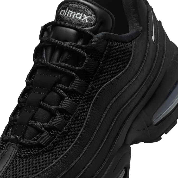 Nike Air Max 95 Big Bubble Black Leather (W) Angle 22