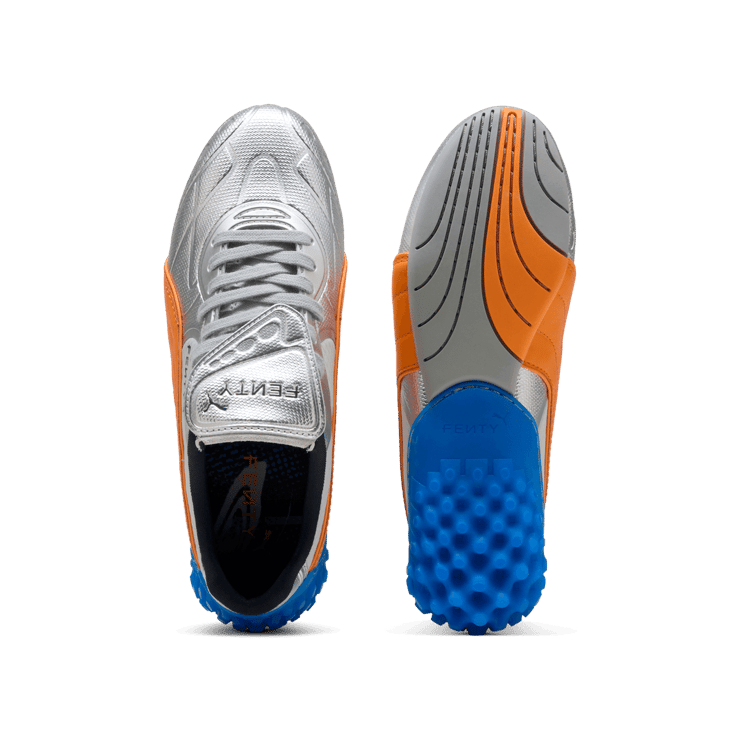 Puma Avanti LS-X Fenty Silver Rickie Orange (Women's) Angle 1