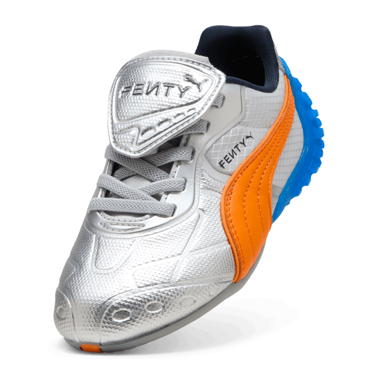 Puma Avanti LS-X Fenty Metallic Silver Orange (PS) Angle 3