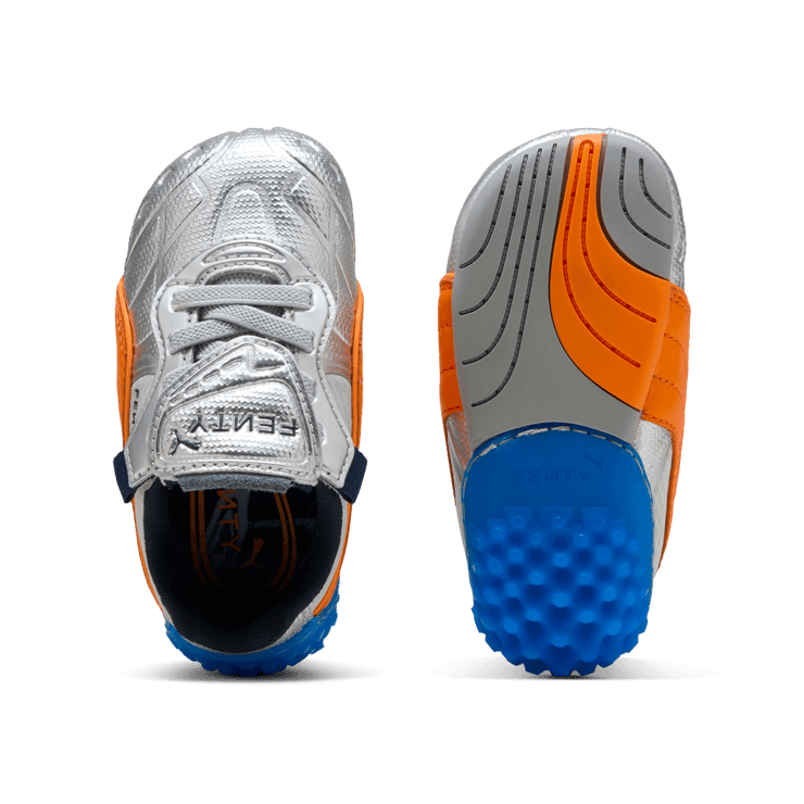 Puma Avanti LS-X Fenty Metallic Silver Orange (TD) Angle 1