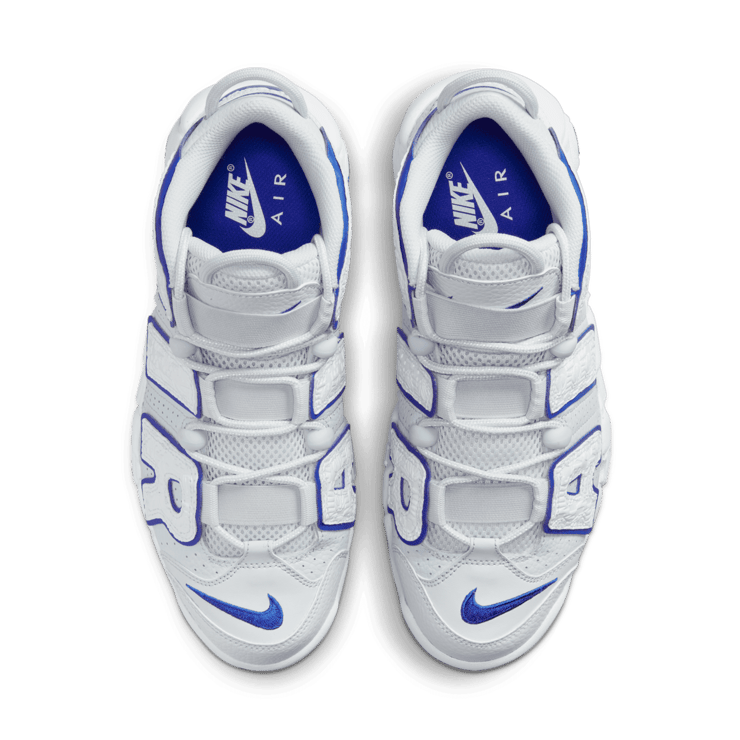 Nike Air More Uptempo White Royal Blue Angle 1