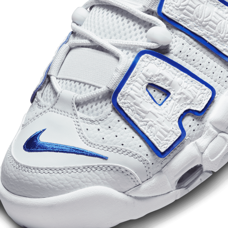 Nike Air More Uptempo White Royal Blue Angle 4