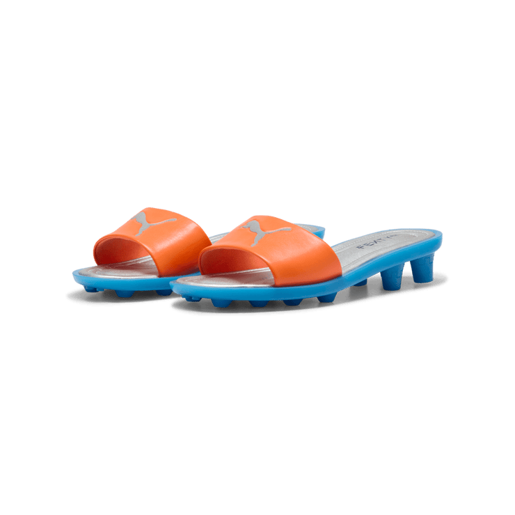 Puma Cat Cleat Sandals Fenty Rickie Orange (Women's) Angle 5