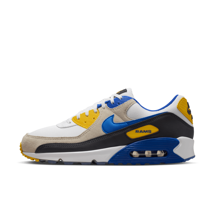 Nike Air Max 90 NFL Rams Angle 2