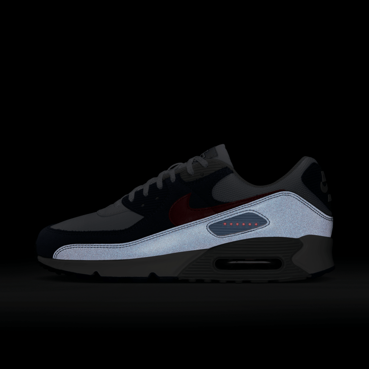 Nike Air Max 90 NFL Patriots Angle 4