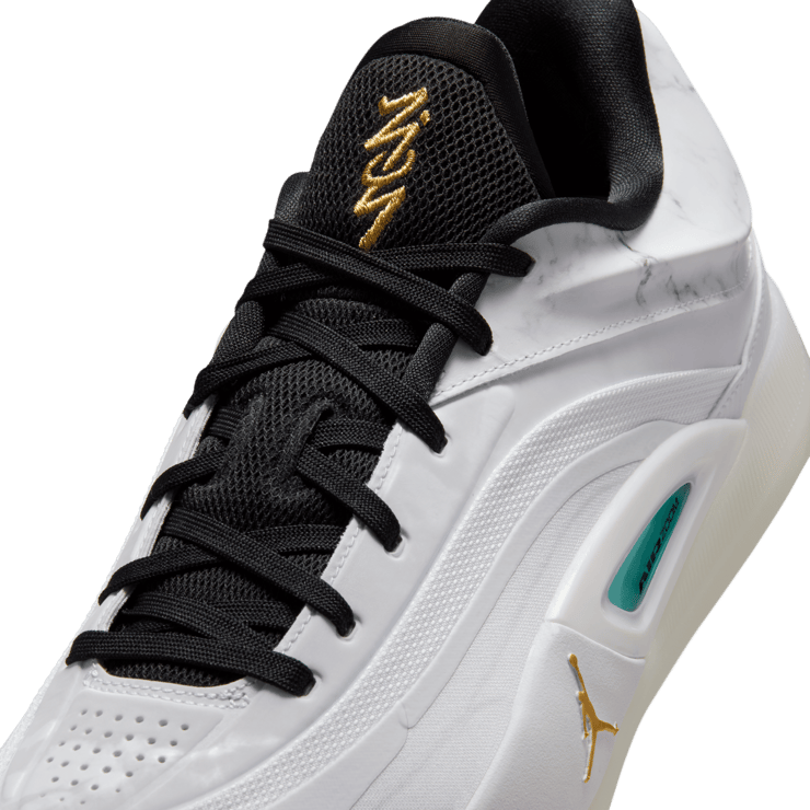 Jordan Zion 4 White Metallic Gold Angle 8