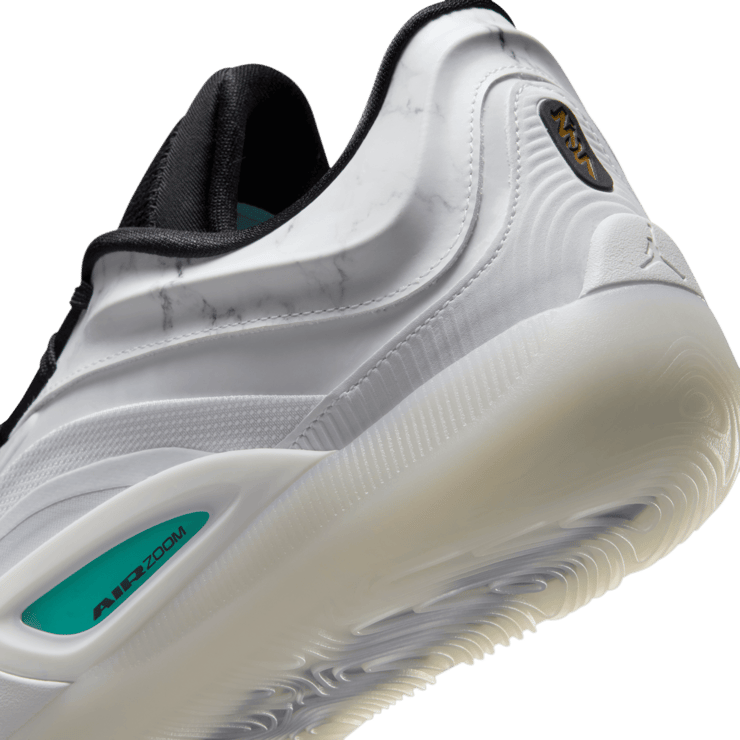 Jordan Zion 4 White Metallic Gold Angle 7