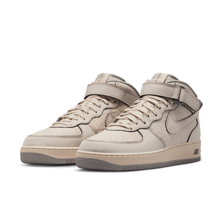 Nike Air Force 1 Mid Pearl White Angle 2