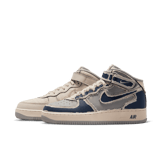 Nike Air Force 1 Mid Pearl White Angle 8