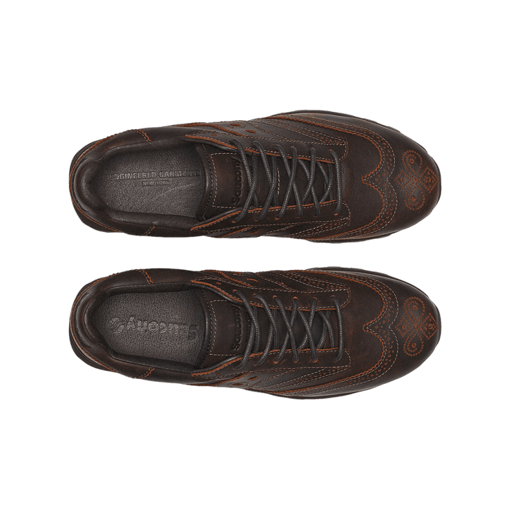 Saucony Shadow Original Engineered Garments Brown Angle 3