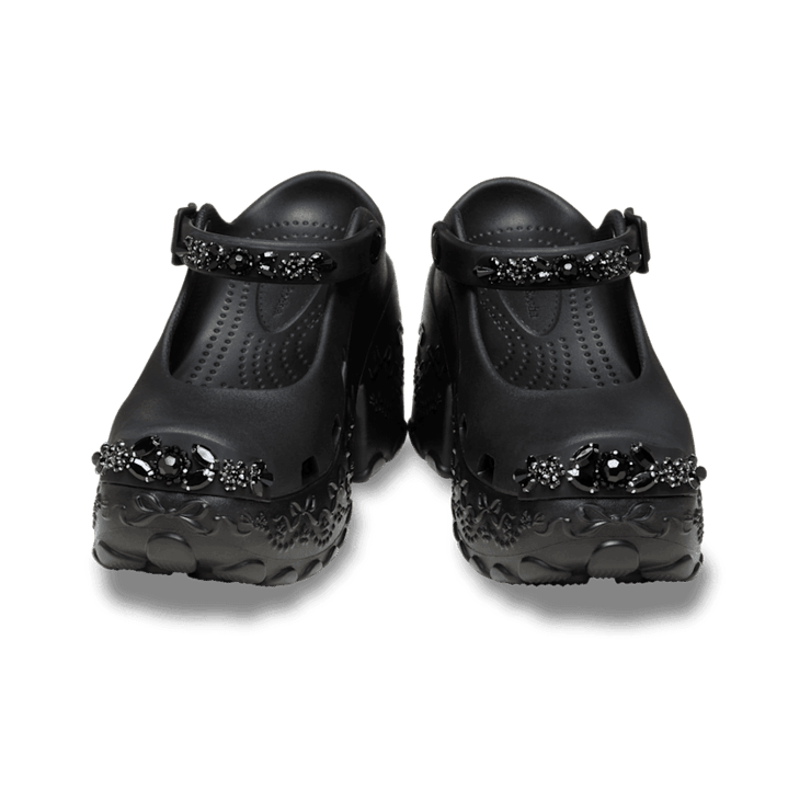 Crocs Ballerina Platform Simone Rocha Black Angle 0