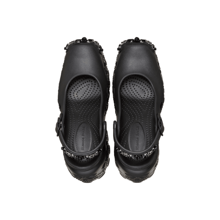 Crocs Ballerina Platform Simone Rocha Black Angle 1