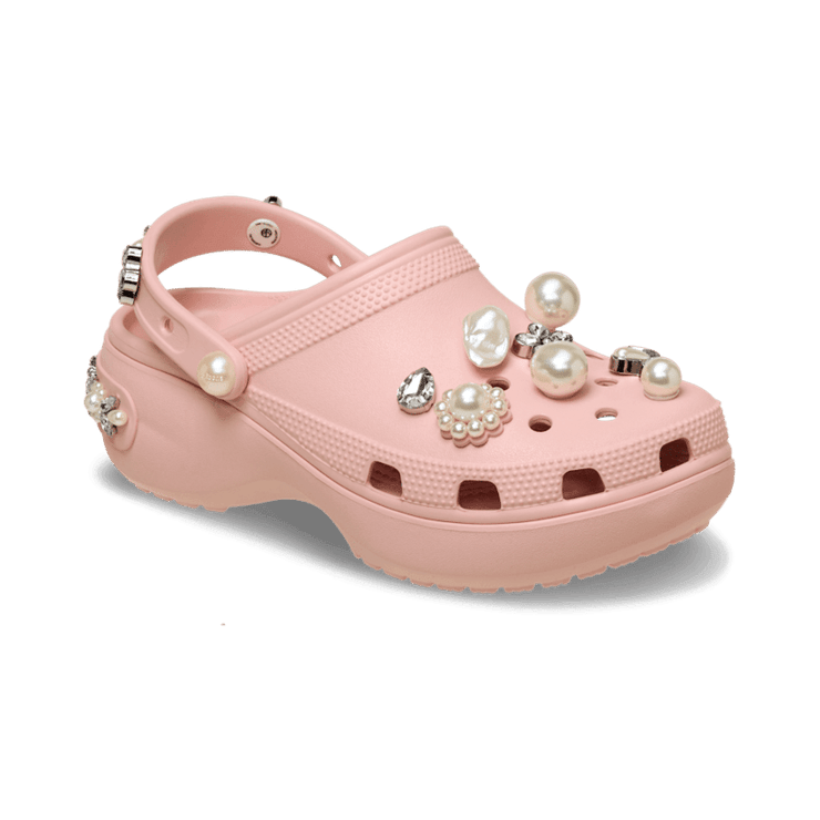 Crocs Classic Clog Simone Rocha Pink Rose Angle 3