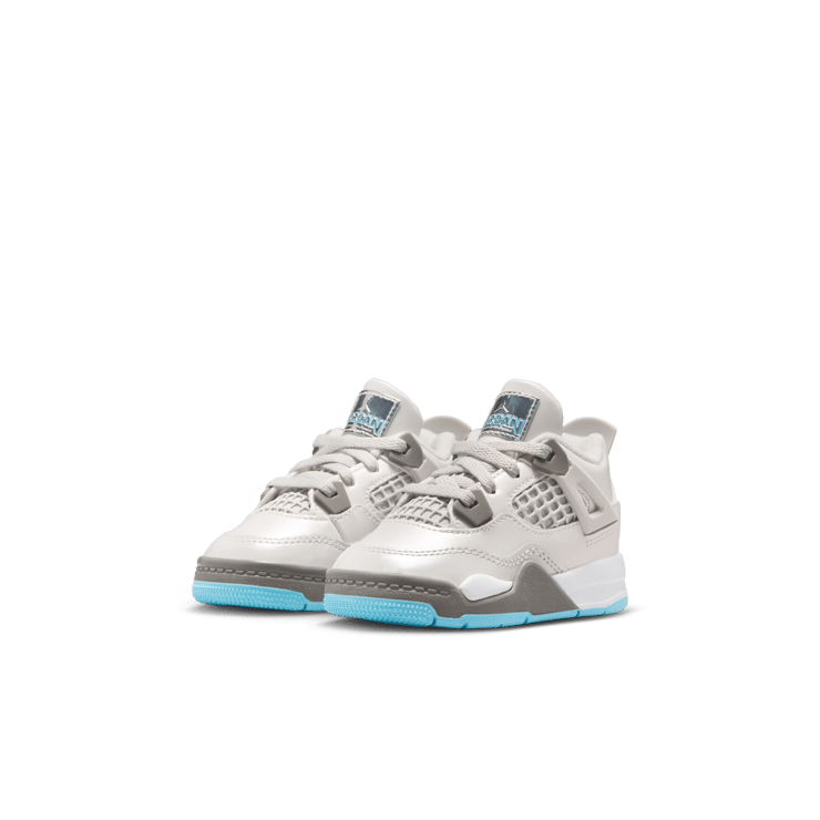 Air Jordan 4 Retro GS Photon Dust Blue Chill (TD) Angle 5