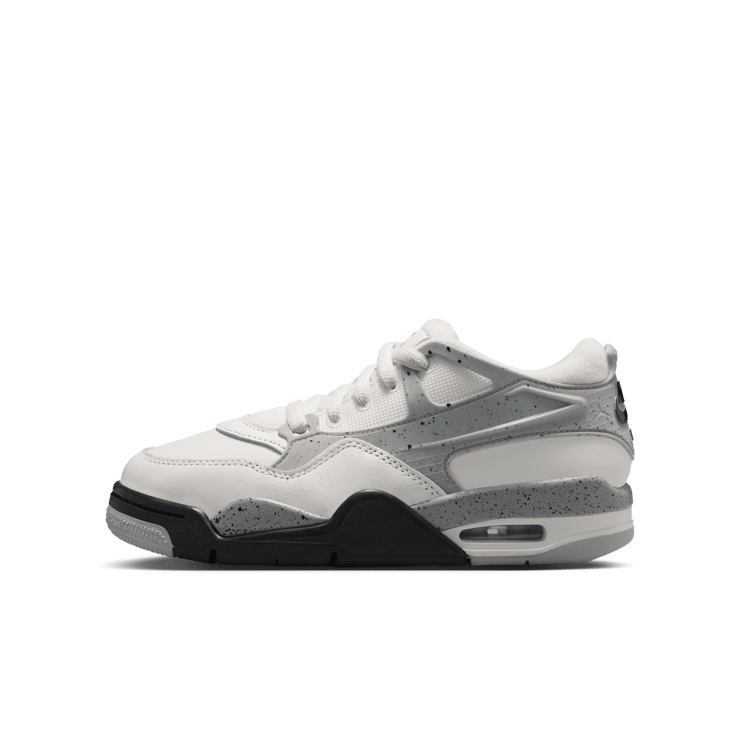 Air Jordan 4 RM White Cement (GS) Angle 3