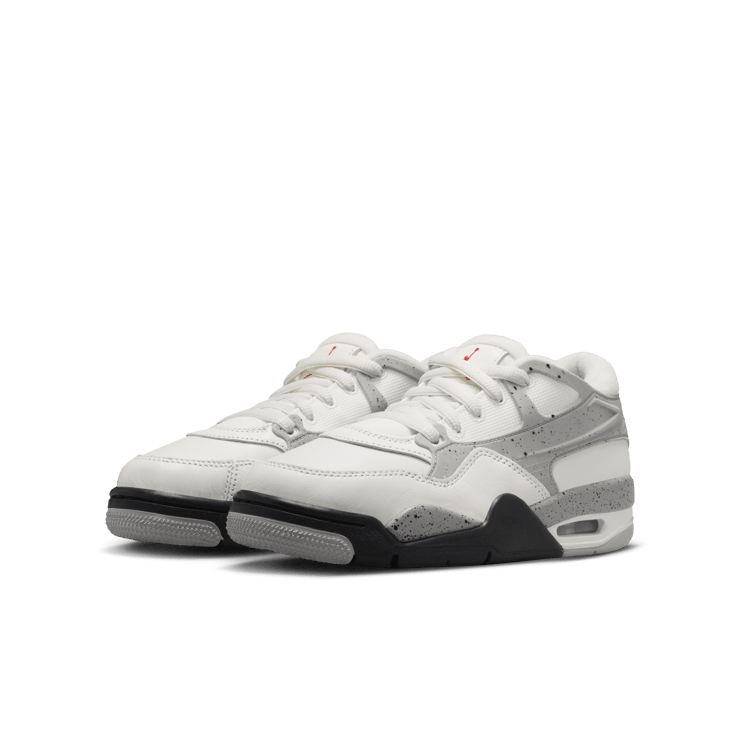 Air Jordan 4 RM White Cement (GS) Angle 1