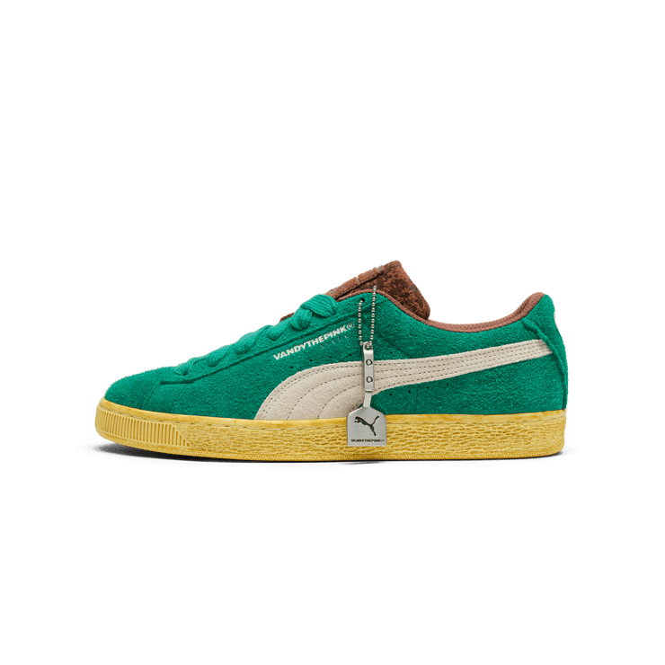 Puma Suede Vandy The Pink Grassy Green Angle 0