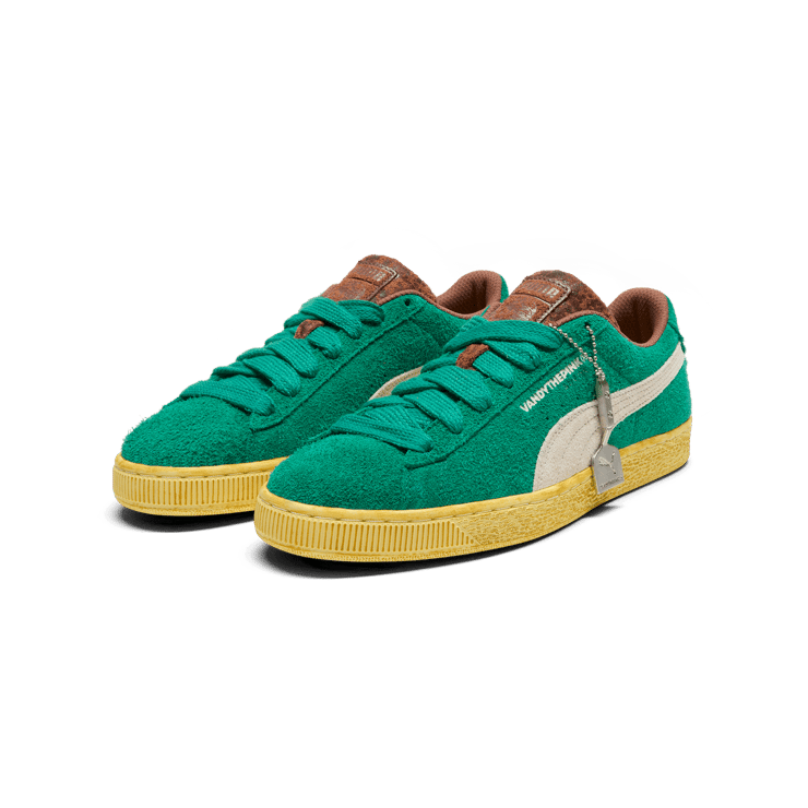 Puma Suede Vandy The Pink Grassy Green Angle 5