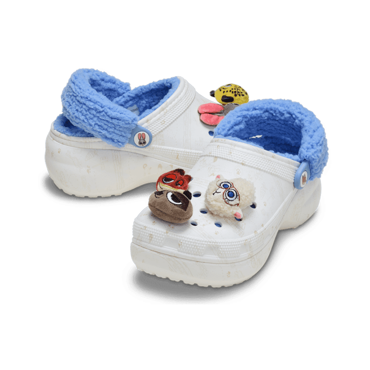 Crocs Classic Lined Platform Clog Disney Zootopia 2 (Women's) Angle 0