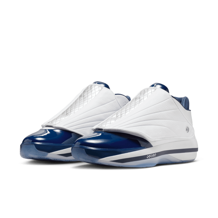 Air Jordan 4016 White Midnight Navy Angle 2