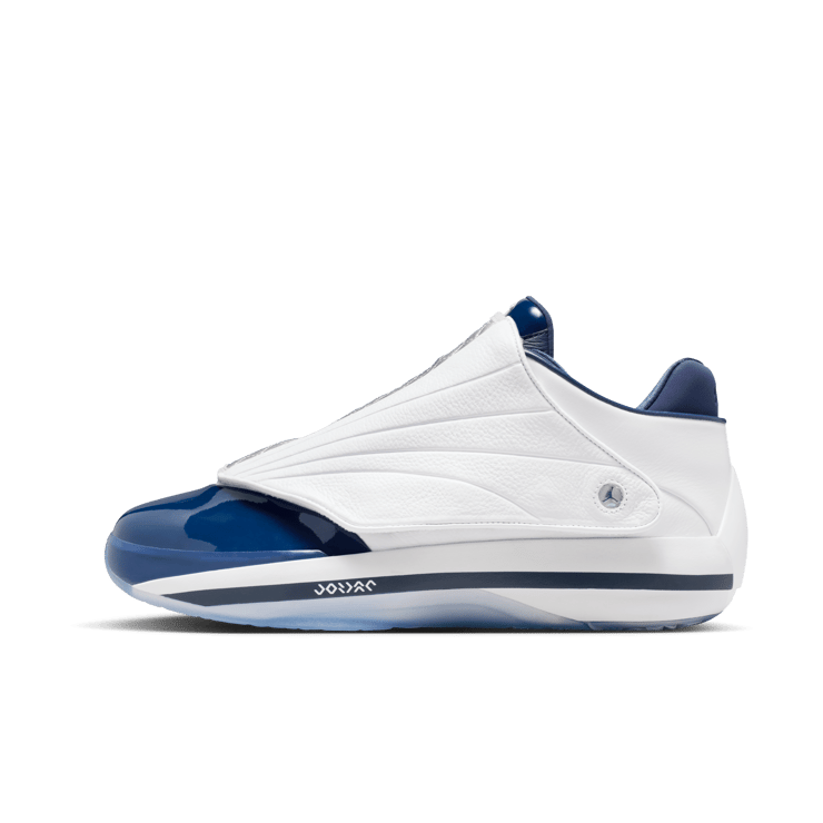 Air Jordan 4016 White Midnight Navy Angle 5