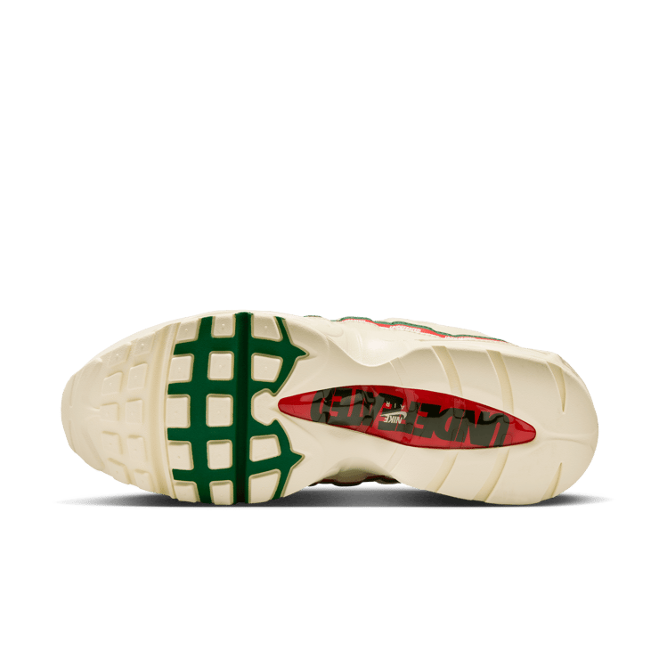 Nike Air Max 95 OG Big Bubble Undefeated Sail Gorge Green Angle 6