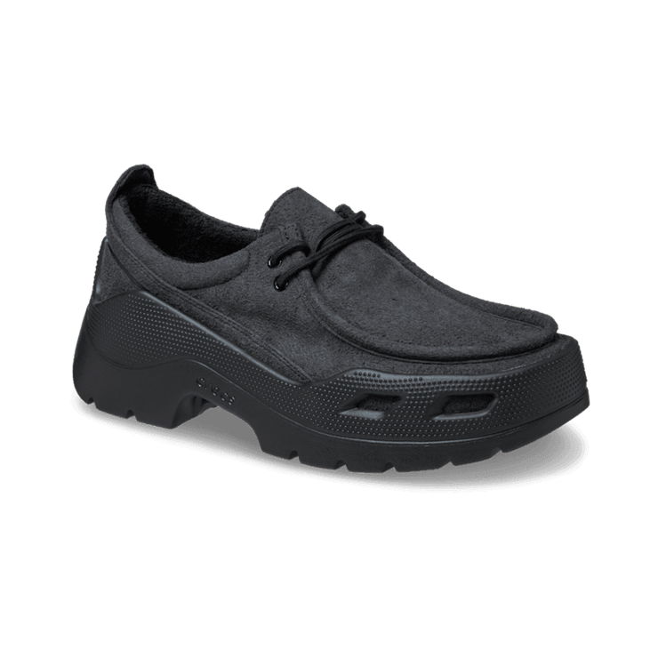 Crocs EXP Gallery Shoe Black Angle 3