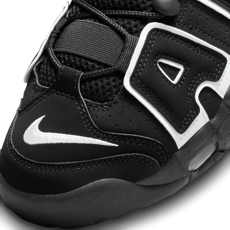 Nike Air More Uptempo Black White Angle 20