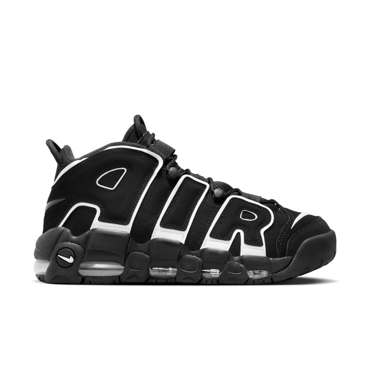 Nike Air More Uptempo Black White Angle 10