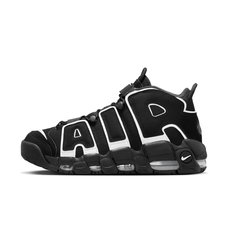 Nike Air More Uptempo Black White Angle 11