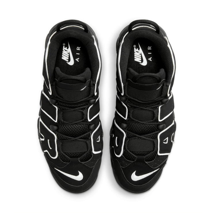 Nike Air More Uptempo Black White Angle 17