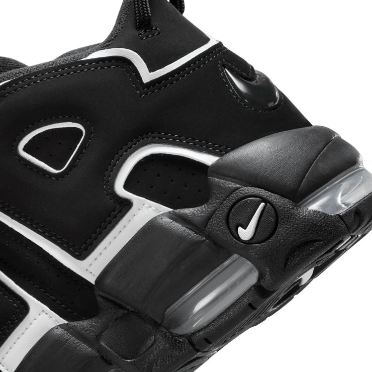 Nike Air More Uptempo Black White Angle 18