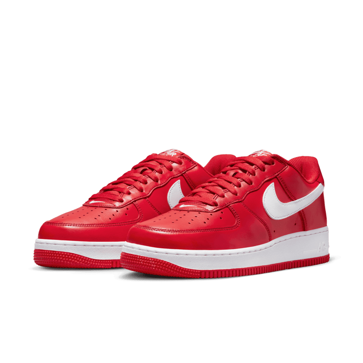 Nike Air Force 1 Low Red White Color of the Month Angle 2